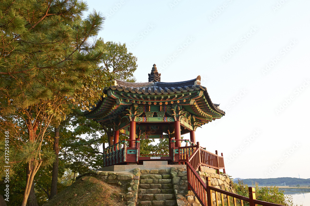 Fototapeta premium 앙지대,반구정,황희선생영당지,파주시,경기도