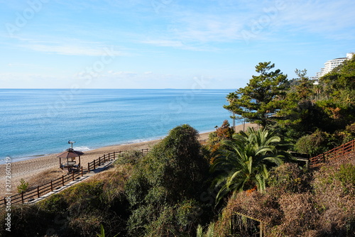 wonderful seascape with seaside gazebo
