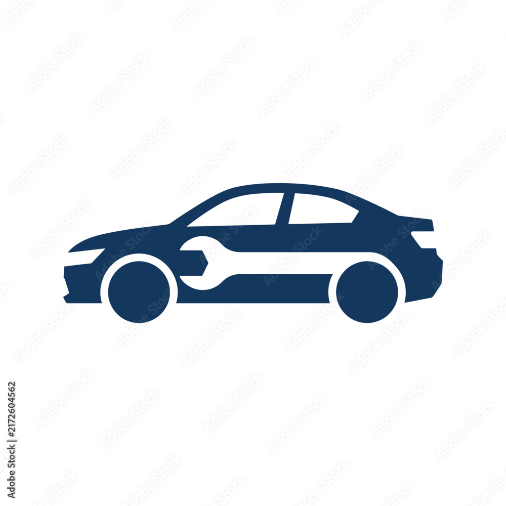 Fototapeta premium Car Service and Repair Icon