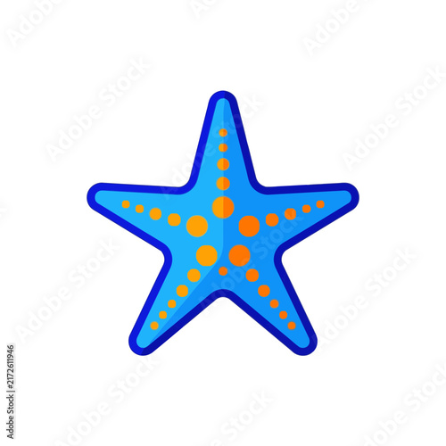 Blue Starfish Icon