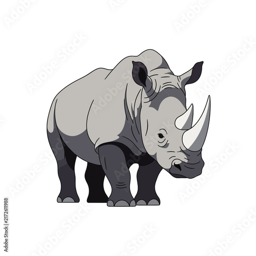Cartoon Rhino