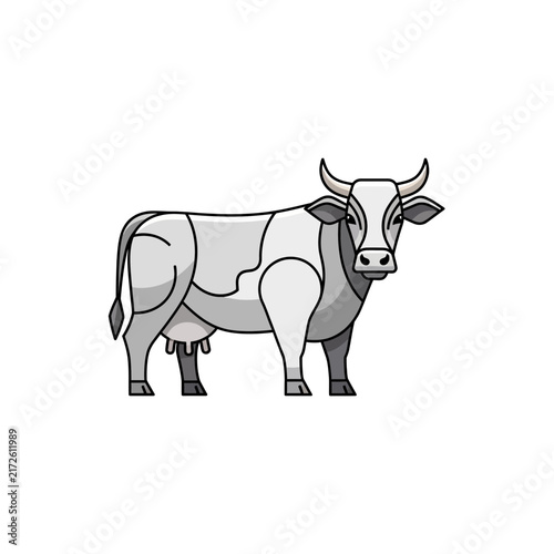 Cartoon Cow Illustration