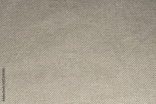 Foto Seamless Beige Fabric Texture with Diagonal Twill Weave Pattern for Background