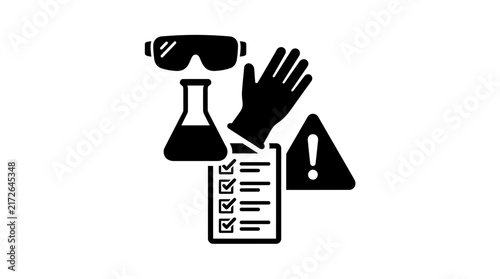 Laboratory Safety Audit and Compliance Checklist Icon