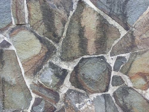 Fotografie Split-stone wall pattern for house exteriors