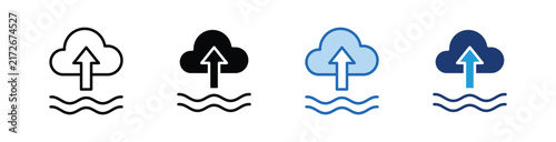 Evaporation  Icon Collection With Multiple Styles