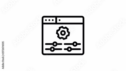 setting minimalist stroke animation