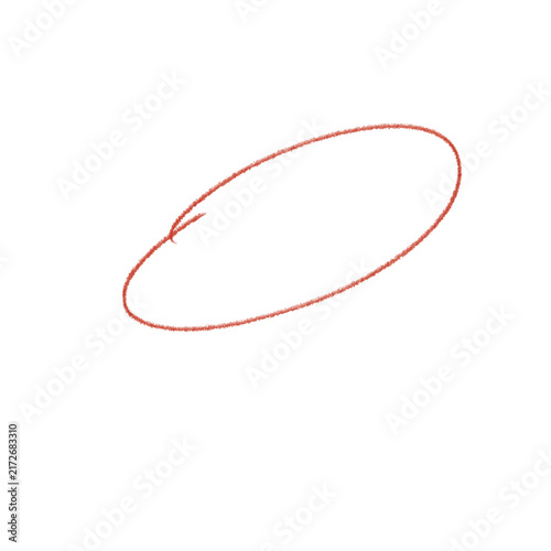 red plastic spoon