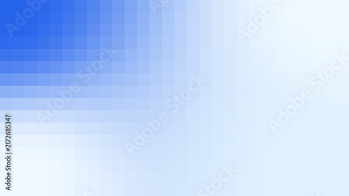 Obraz na plátně Abstract technology background featuring a futuristic light blue pixelated geome
