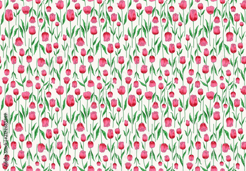 simple floral pattern with small flowers