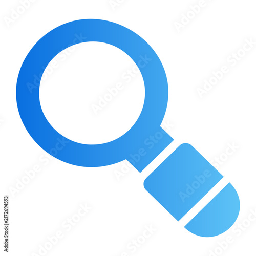 Zoom tool Line Gradient Icon