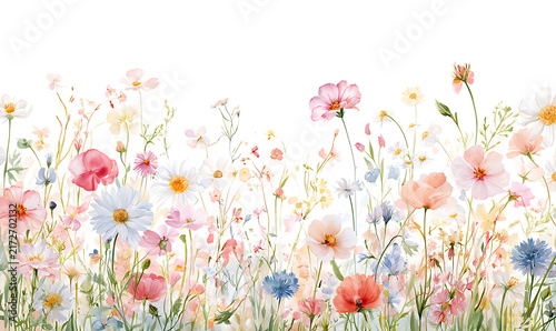 Beautiful colorful flower illustration isolated on white, charming botanical artwork for advertising and creative projects