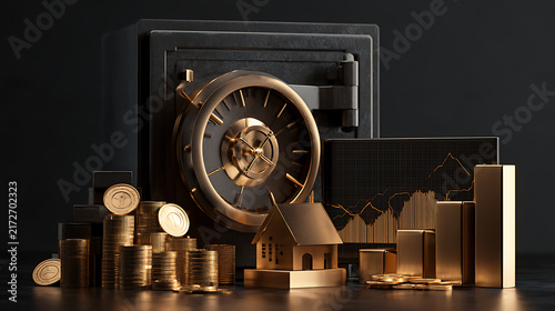 Modern Business Investment Concept Featuring AI, Digital Innovation, and Financial Technology
