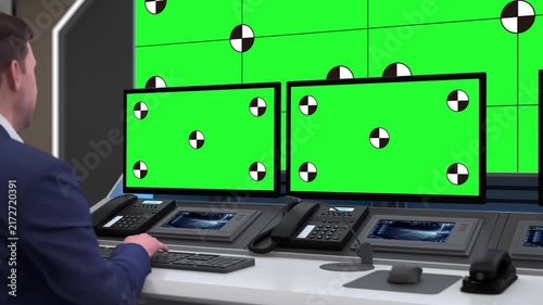 Smart virtual screen technology, large-format display, network-based cloud information monitoring.
