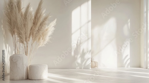 White interior design