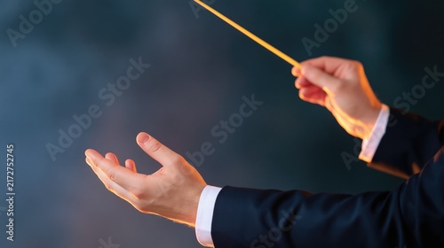 Choir conductor at the concert: maestro di cappella