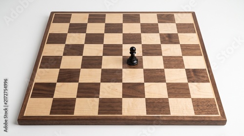 Plakat w ramie chess board on white