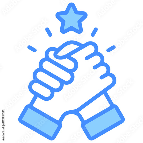 Bild auf Leinwand Support Icon