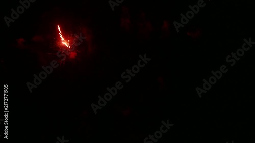 4K clip Beautiful Firework display
