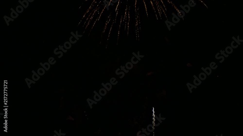 4K clip Beautiful Firework display

