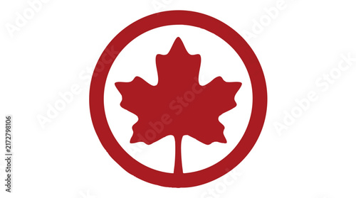 Two Tone Shaded Maple Leaf Circular Logo

Geometric Folded Canadian Leaf Vector Badge

Dual Red Tone Dimensional Maple Leaf Icon
