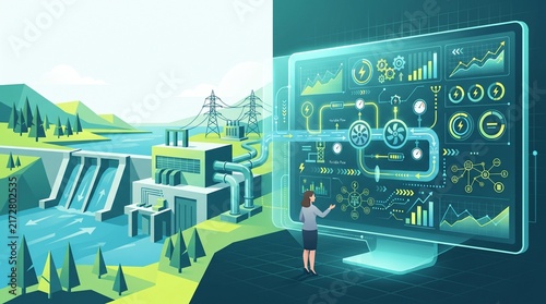 Smart Hydropower Plant Management and Monitoring System for Renewable Energy