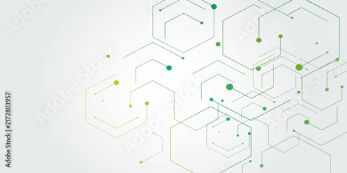 Abstract Digital Technology Vector Background Featuring Electronic Circuit Board Pattern and Microchip Connections