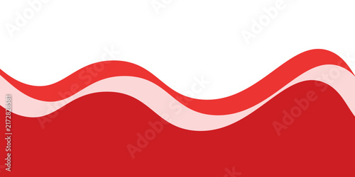 ABstract red Wave on White Background modern bacground, eps10