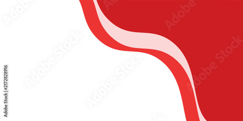 ABstract red Wave on White Background modern bacground, eps10