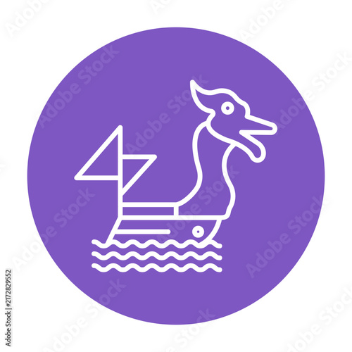 Canvas Print Figurehead Vector Icon