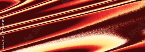 Abstract red, yellow and orange chromatic metal background