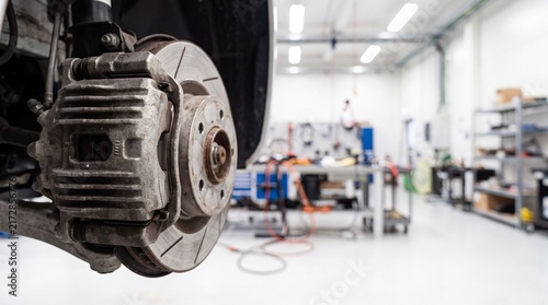 Regenerative Braking Caliper Disc Slotted Rotor Electric Car