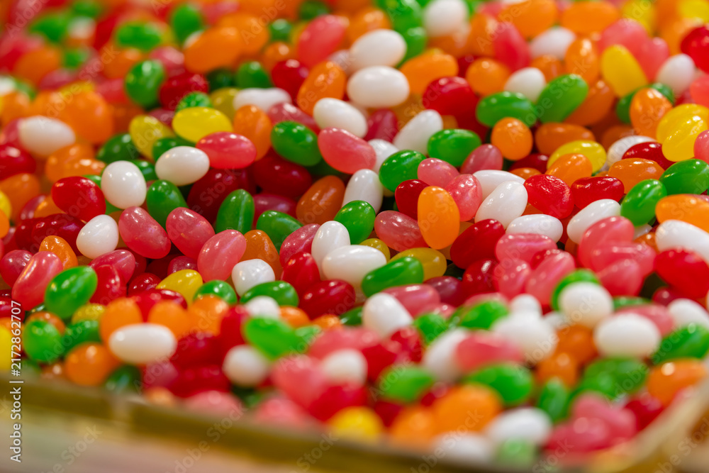 Obraz premium Colorful Candy Display at Dihua Street Market