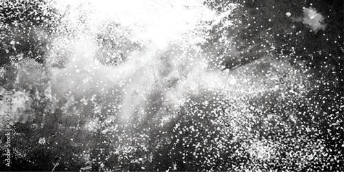 Фотография Explosion dust particulate matter mid-air, dynamic, chaotic, ephemeral moment captured, dramatic, monochrome, high-speed photography