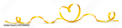Goldband mit Herz