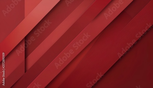 Vibrant red fabric folds with deep shadows creating abstract texture and luxury material close-up