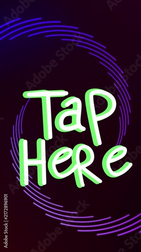 A blue background with multiple white lines moving in a hypnotic motion