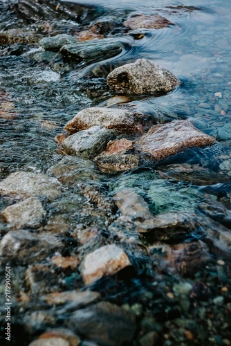 rocks in the water