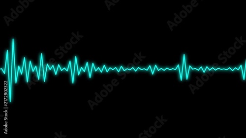 Colorful Neon Audio Spectrum Asset