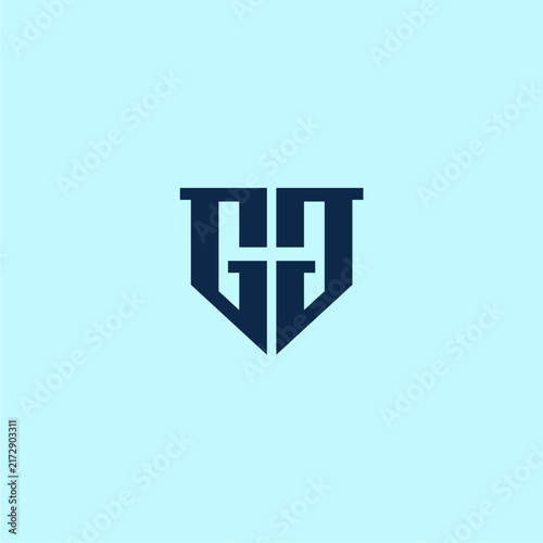 Letter GG Logo Design. G and G Icon Vector Illustration 