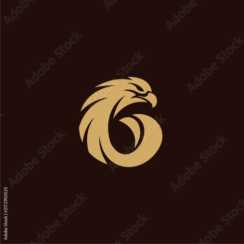 Letter G Eagle Logo Design. G Bird icon Vector Illustration