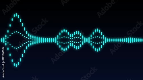 Colorful Neon Audio Spectrum Asset