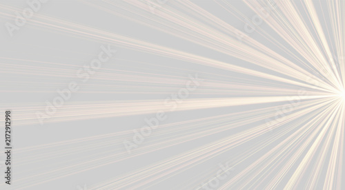 Bild auf Leinwand Radiant golden beams emitting from a bright central point against a black backgr