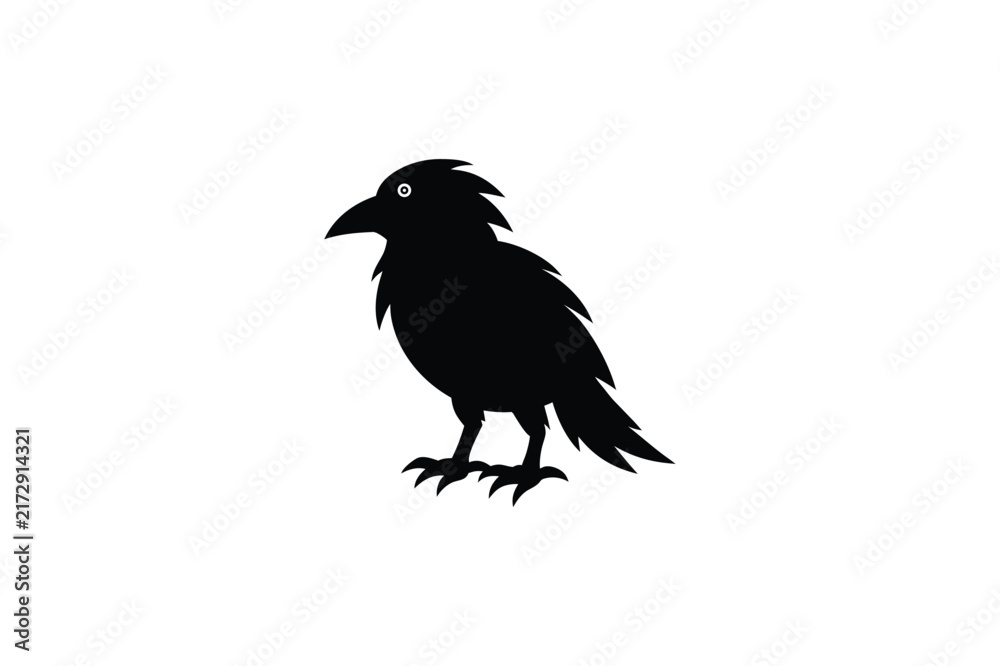 Fototapeta premium Crow Vector Design