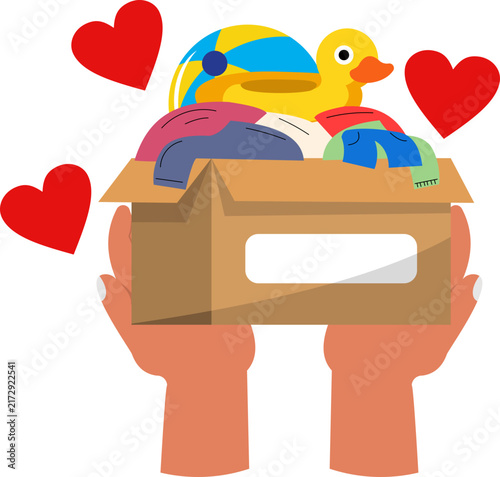 Charity Donation Illustration