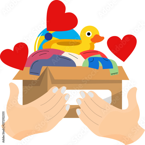 Charity Donation Illustration