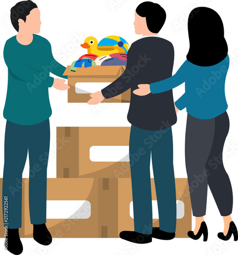 Charity Donation Illustration