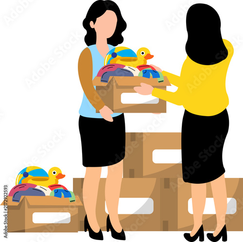 Charity Donation Illustration