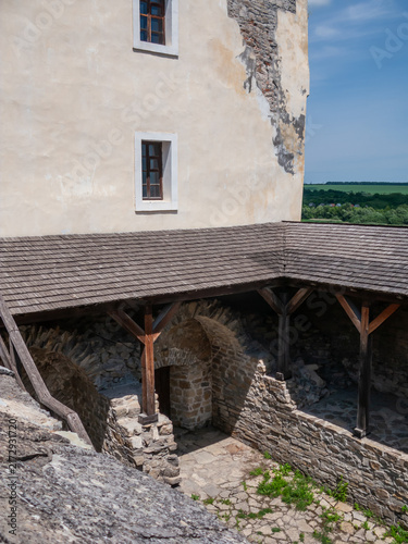 Exploring the ancient ruins of Khotyn Castle in Ukraine on a sunny day