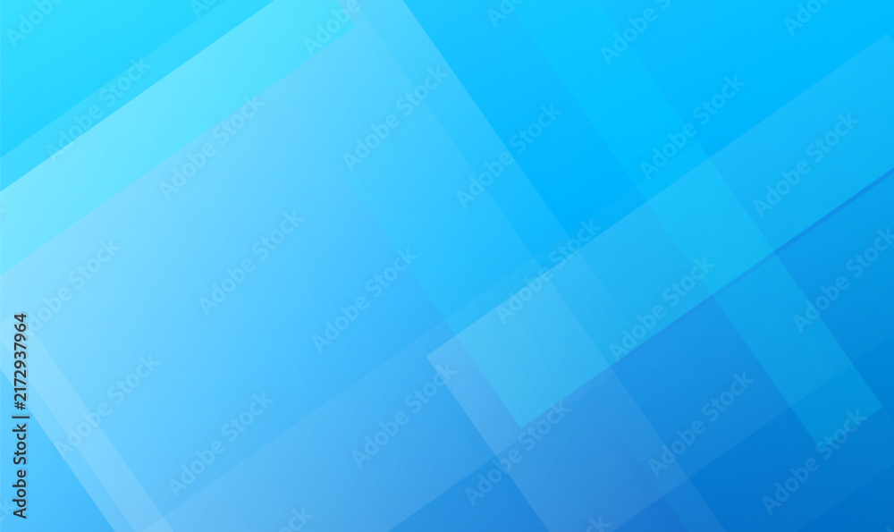 Obraz premium Bright Blue Geometric Overlapping Square Background Vector Design for Technology Web Banner